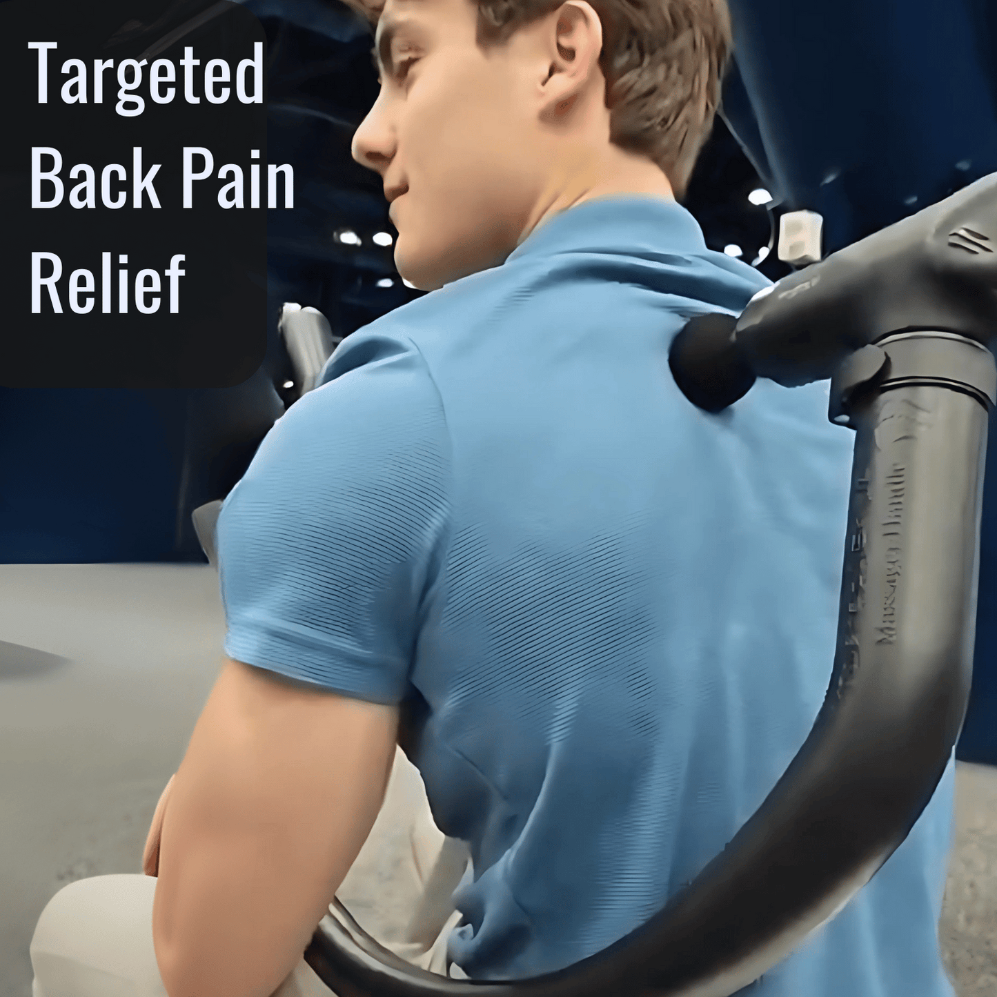 TherapyGrip Professional Massage Gun & Extended Handle - Complete System