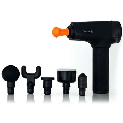 TherapyGrip Professional Massage Gun & Extended Handle - Complete System